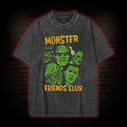 Monster Friends Club Washed T-shirt
