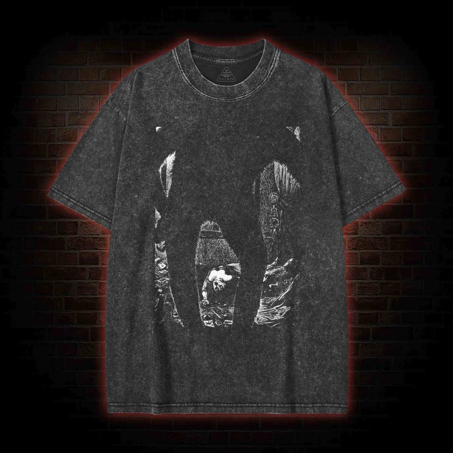 The Murders in the Rue Morgue Washed T-shirt