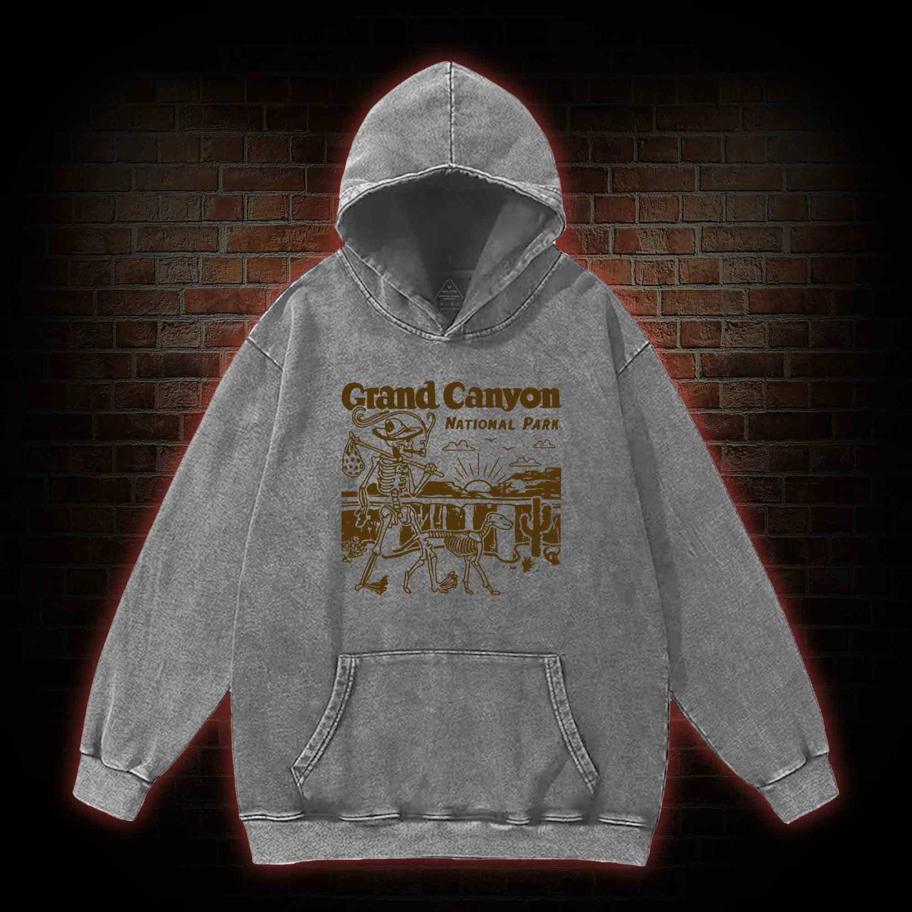 Grand Canyon National Park Washed Hoodie