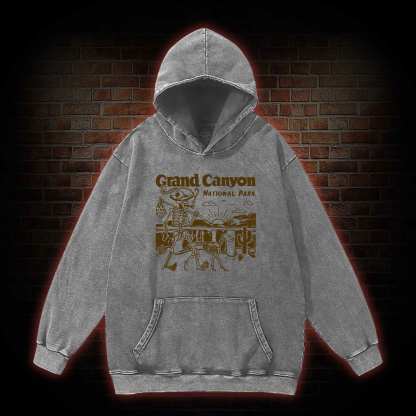 Grand Canyon National Park Washed Hoodie