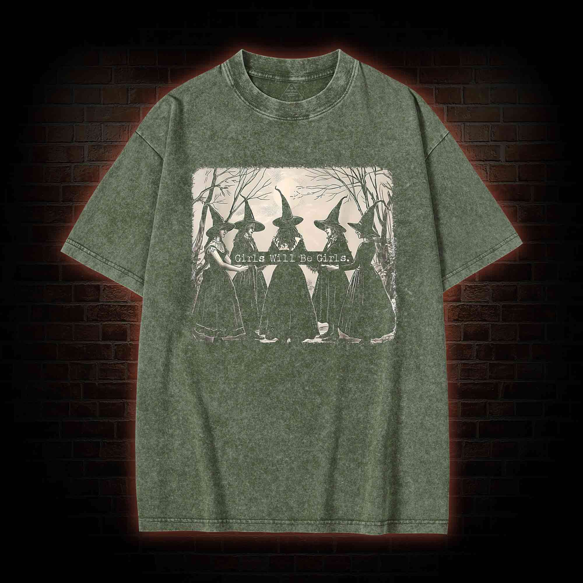 Girl Will Be Girl Washed T-shirt