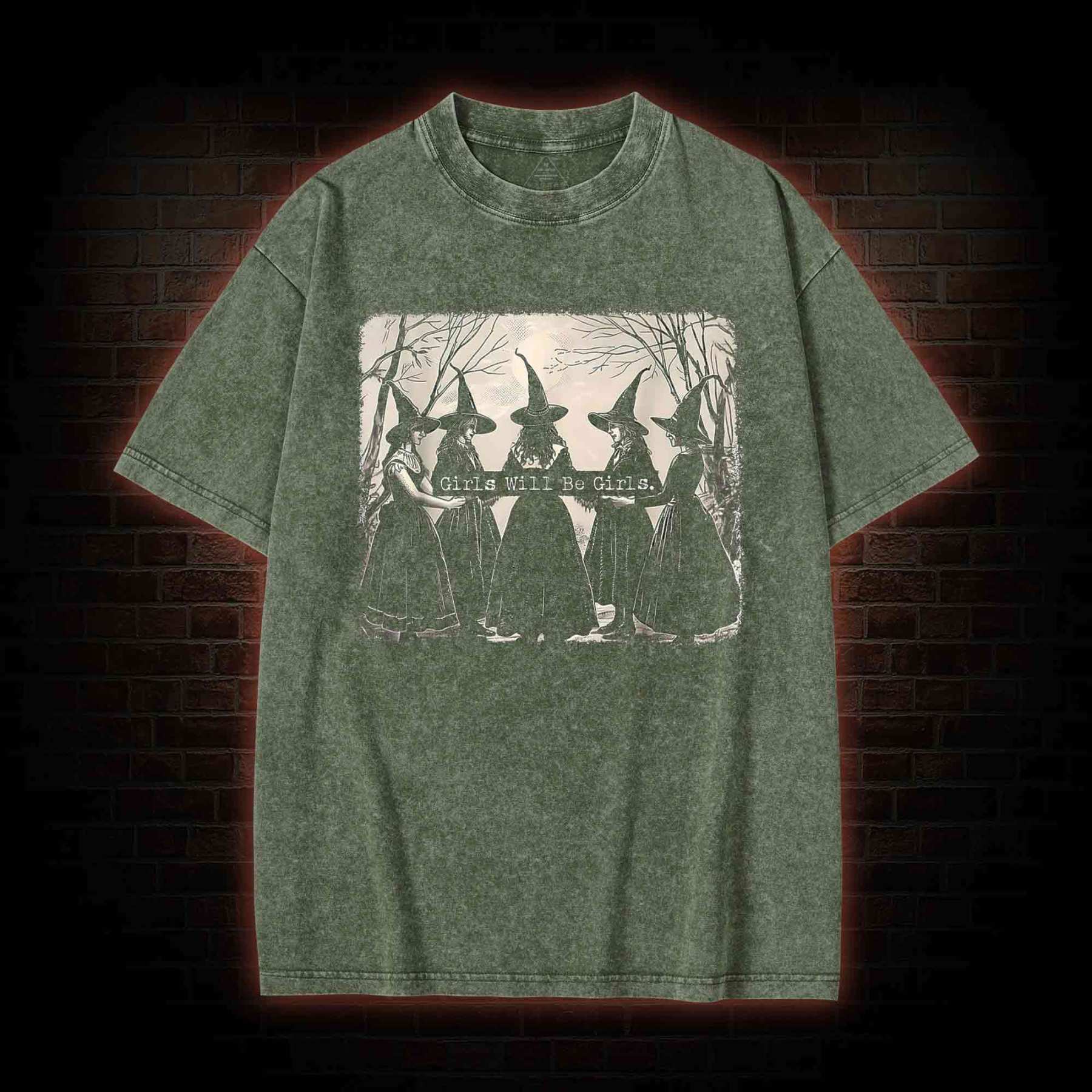 Girl Will Be Girl Washed T-shirt