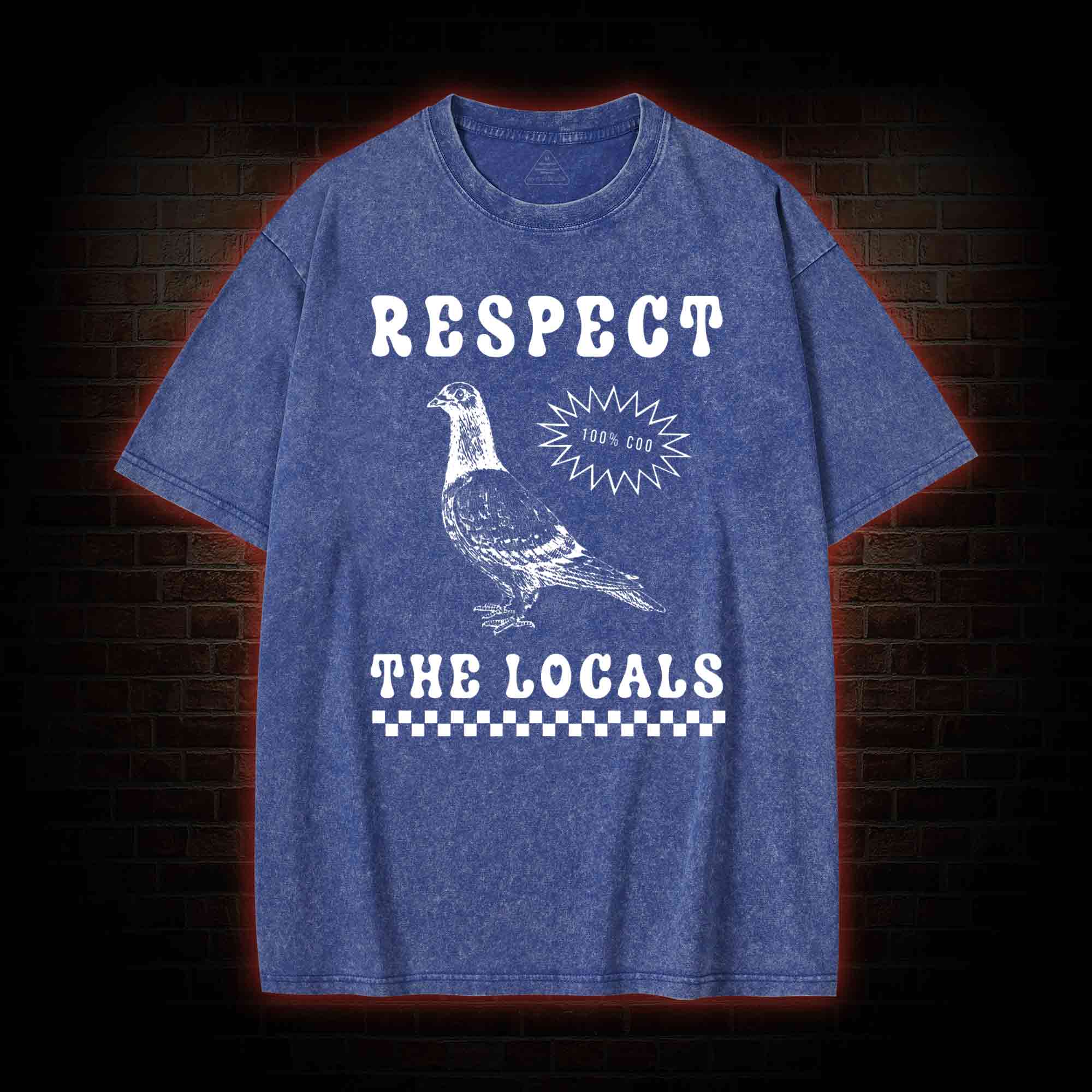 Respect the Locals Washed T-shirt