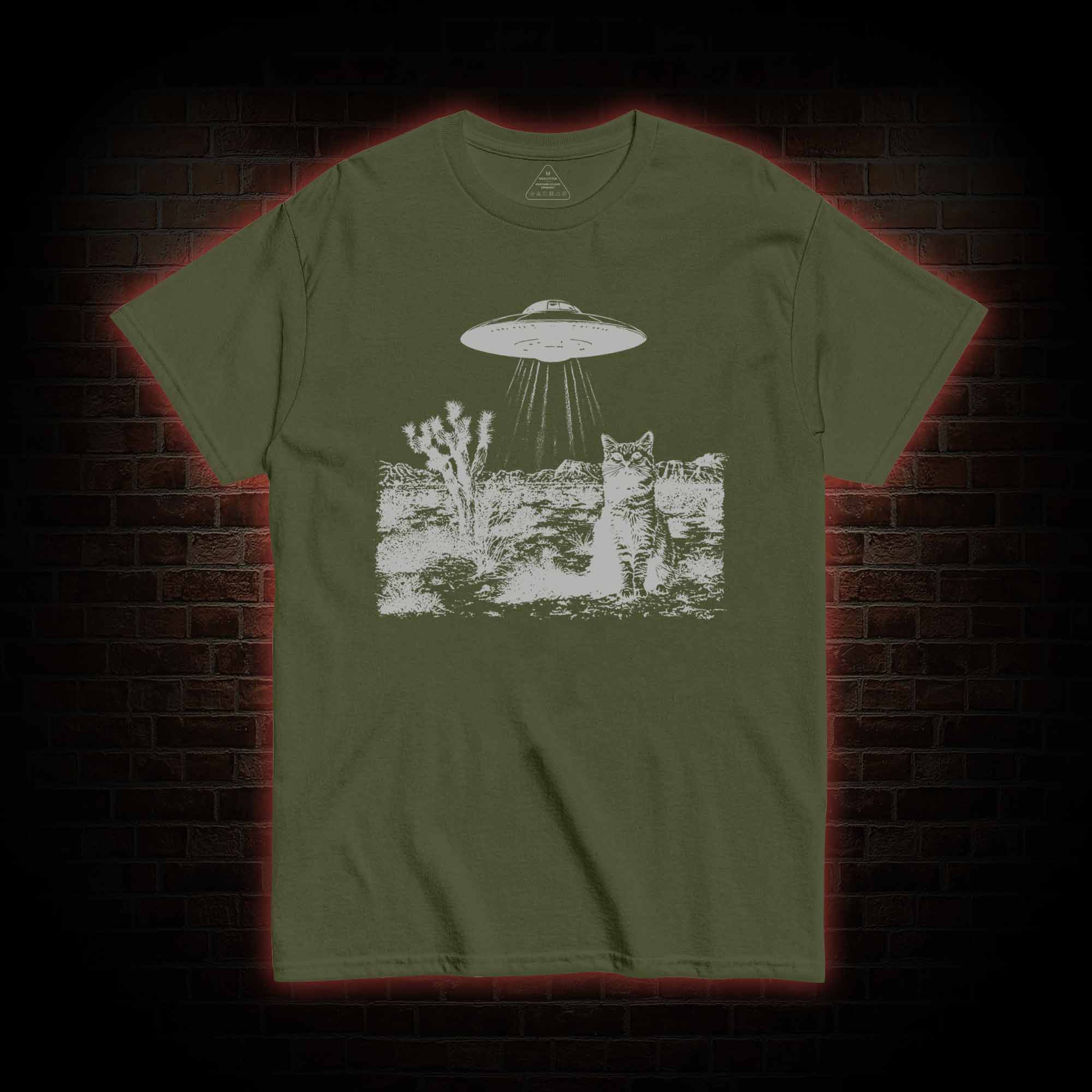 UFO Cowboy Cat T-shirt 