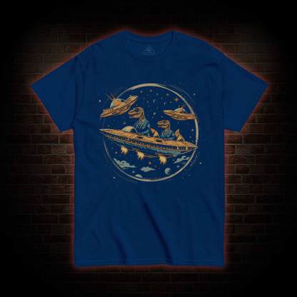 Dinosaur UFO Encounter T-shirt 
