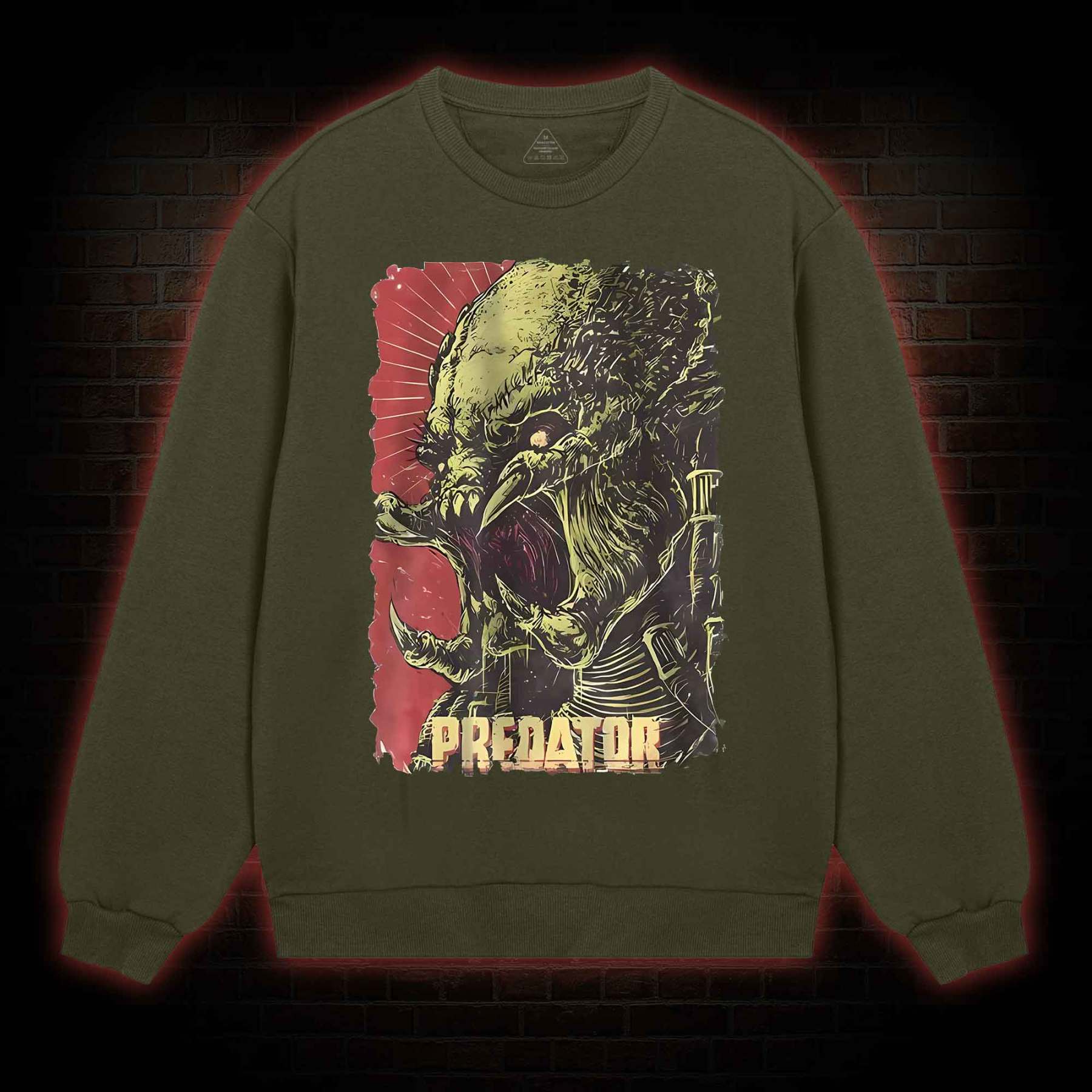Alien Vs Alien Hunter Vintage Movie Sweatshirt