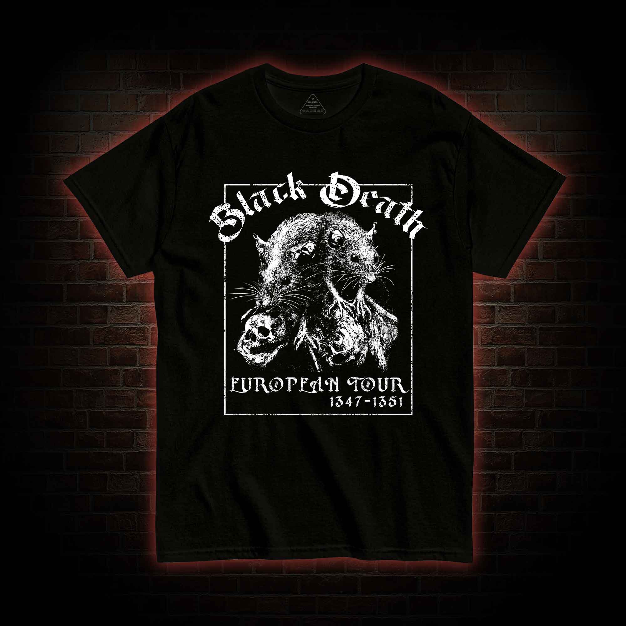 Black Death European Tour T-shirt 