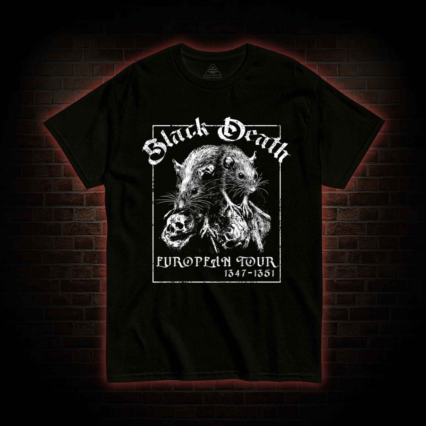 Black Death European Tour T-shirt