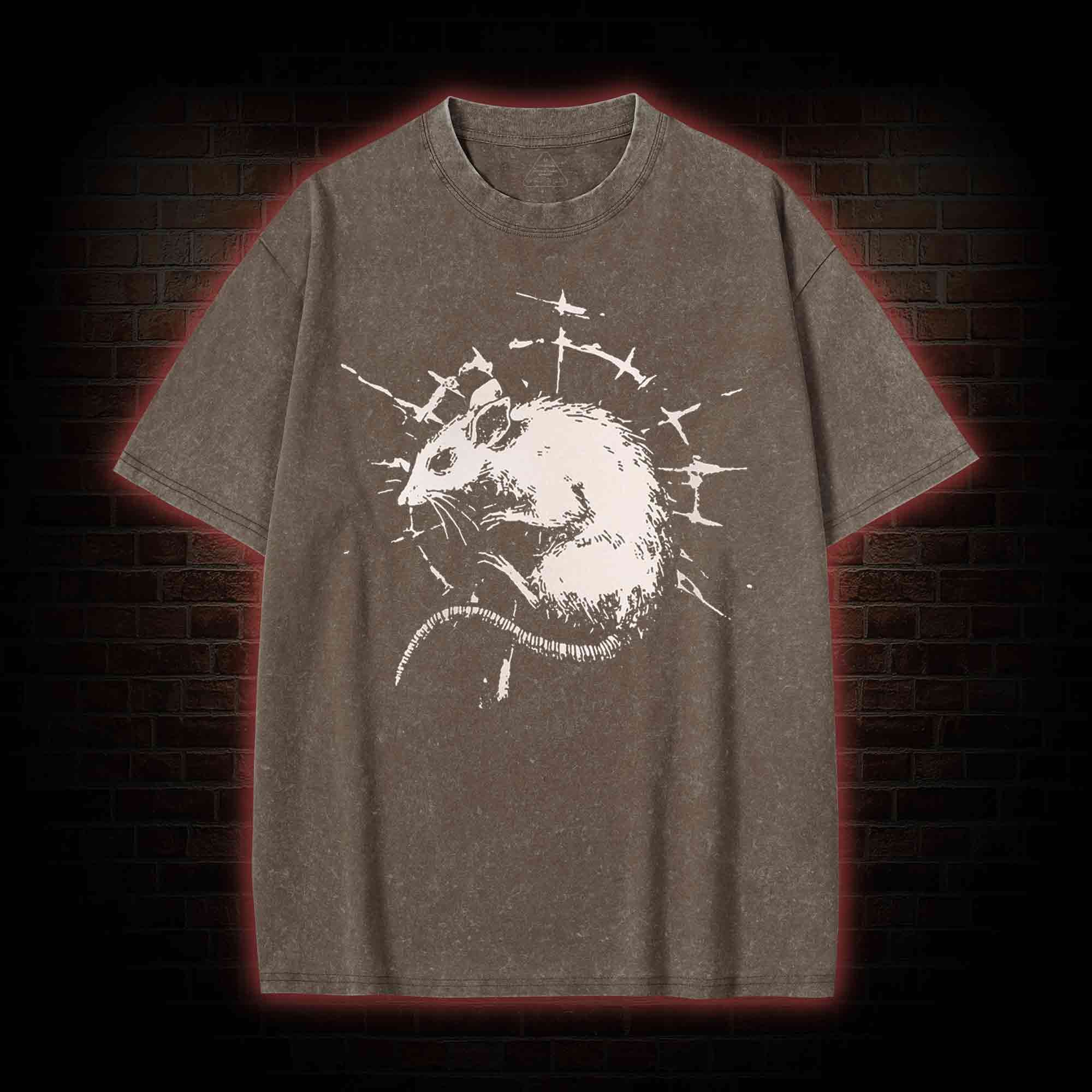 Punk Rat Washed T-shirt