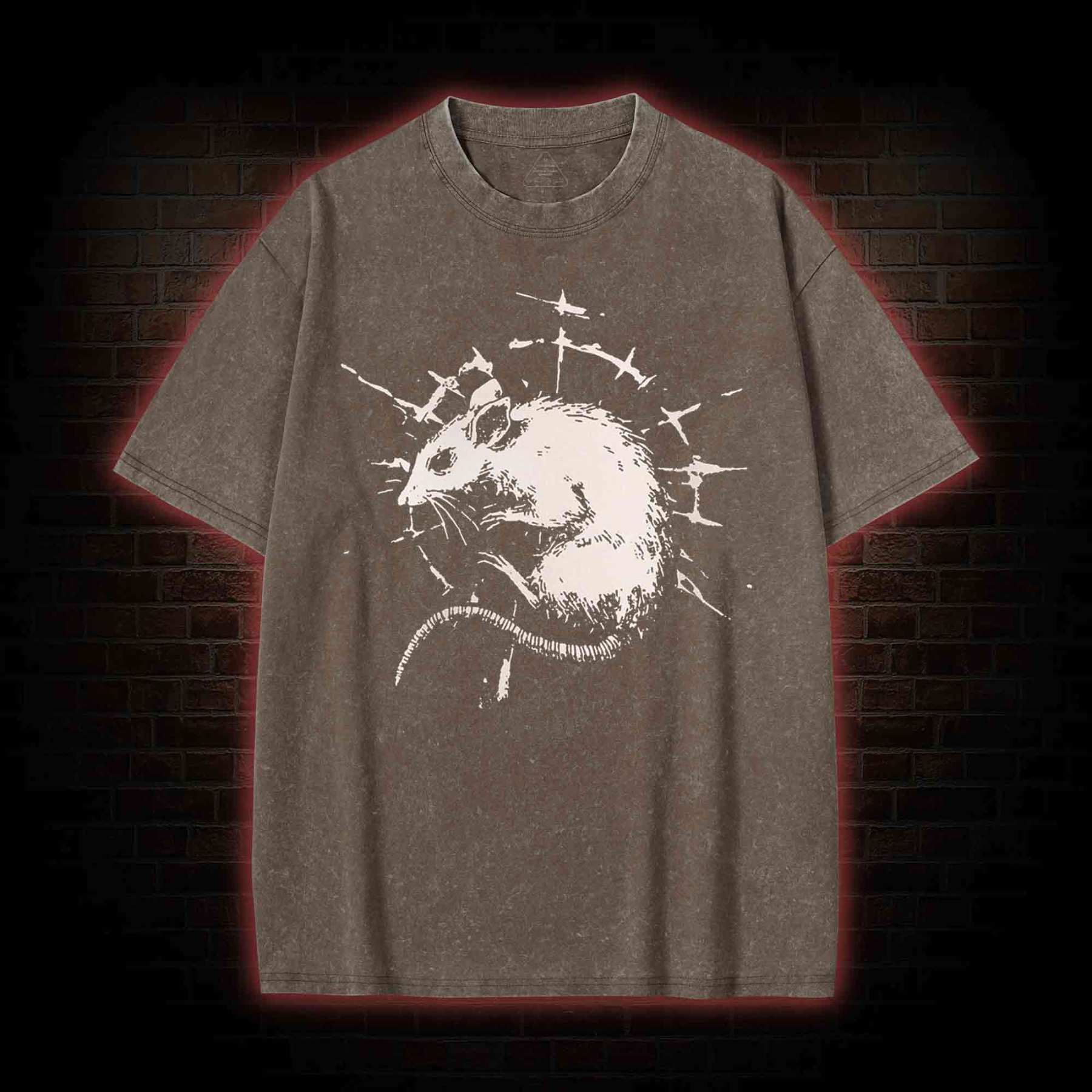 Punk Rat Washed T-shirt