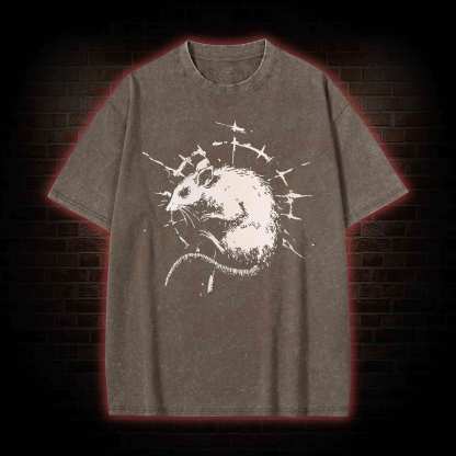 Punk Rat Washed T-shirt