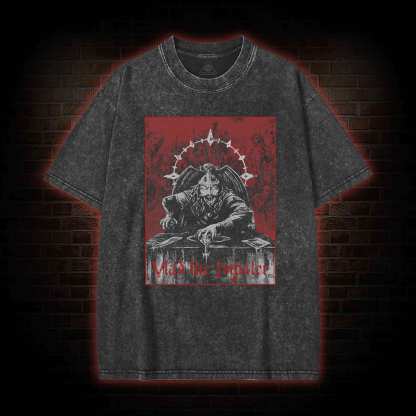 Vlad the Impaler Horror Washed T-shirt