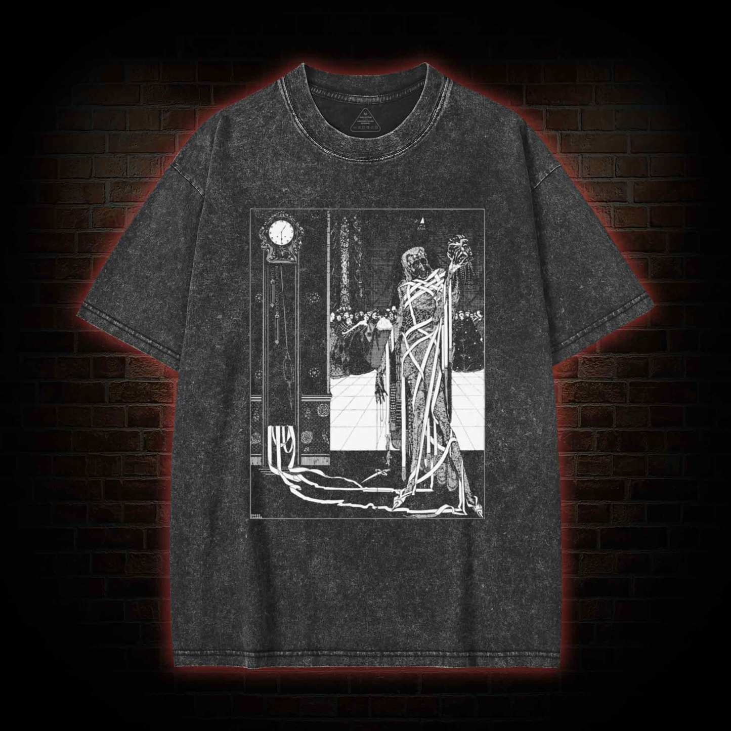 The Masque of the Red Death Washed T-shirt