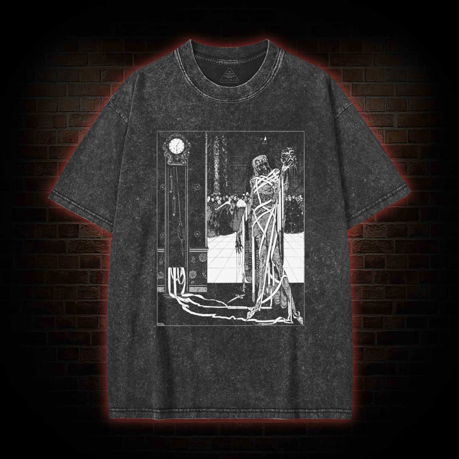 The Masque of the Red Death Washed T-shirt