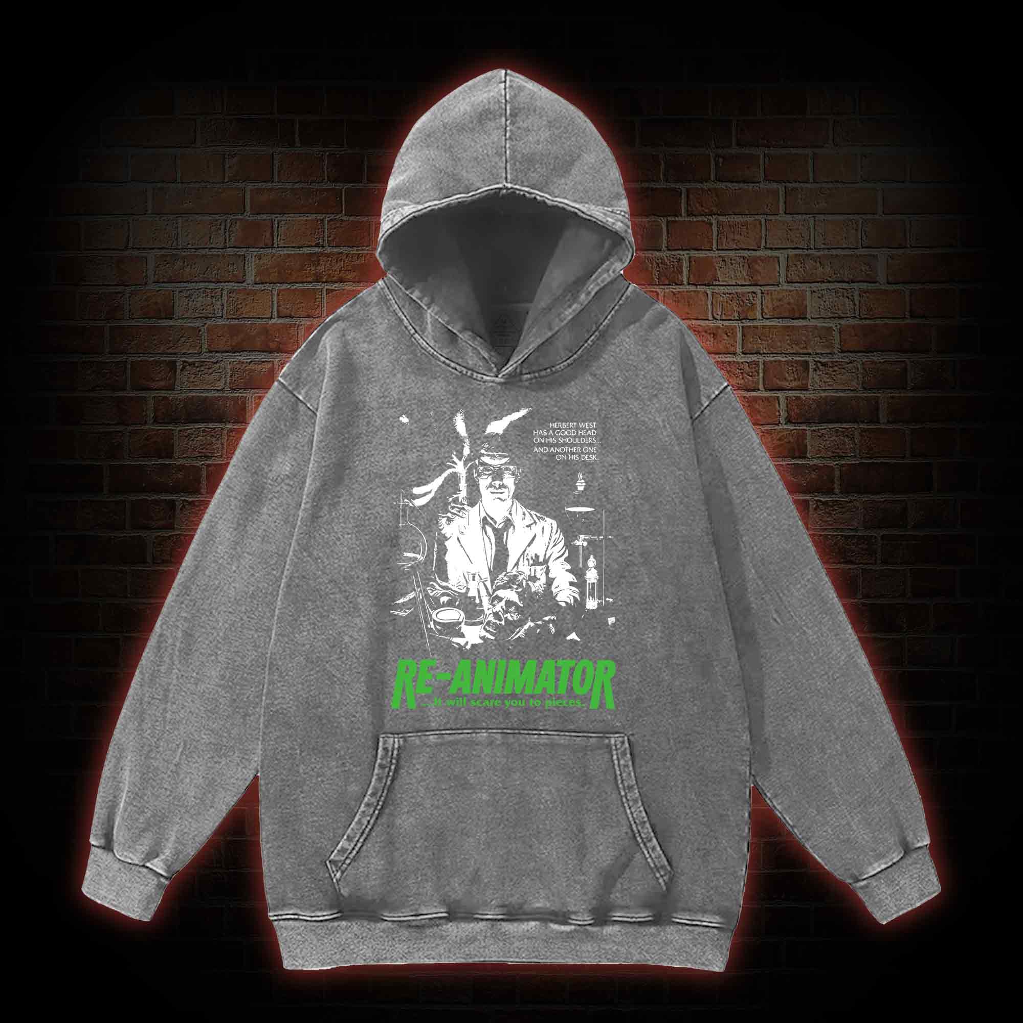 Fright Night Washed Hoodie