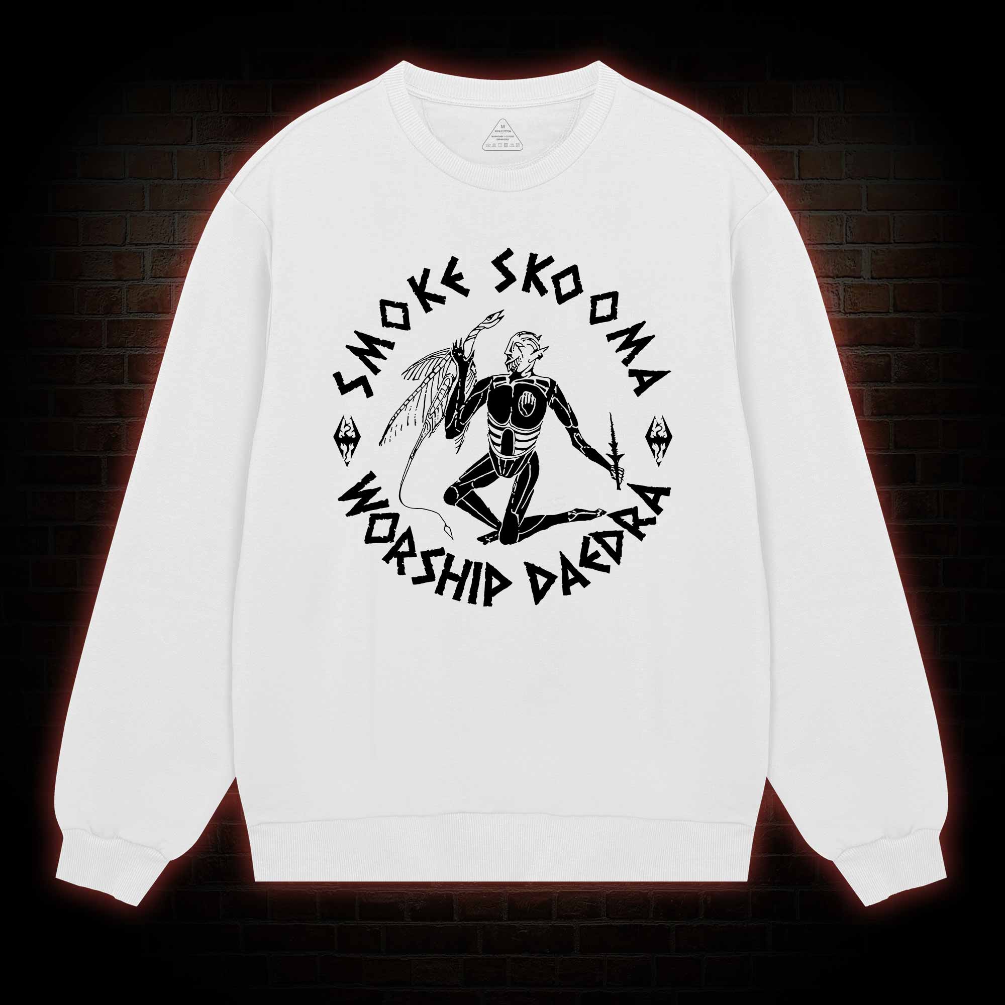 Smoke Skooma Worship Daedra Sweatshirt