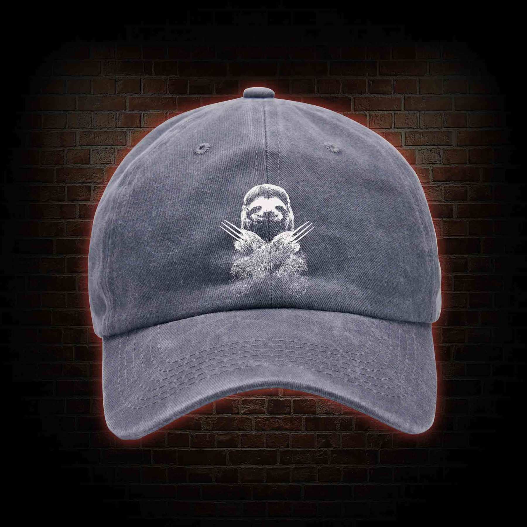 Slotherine Washed Vintage Baseball Cap