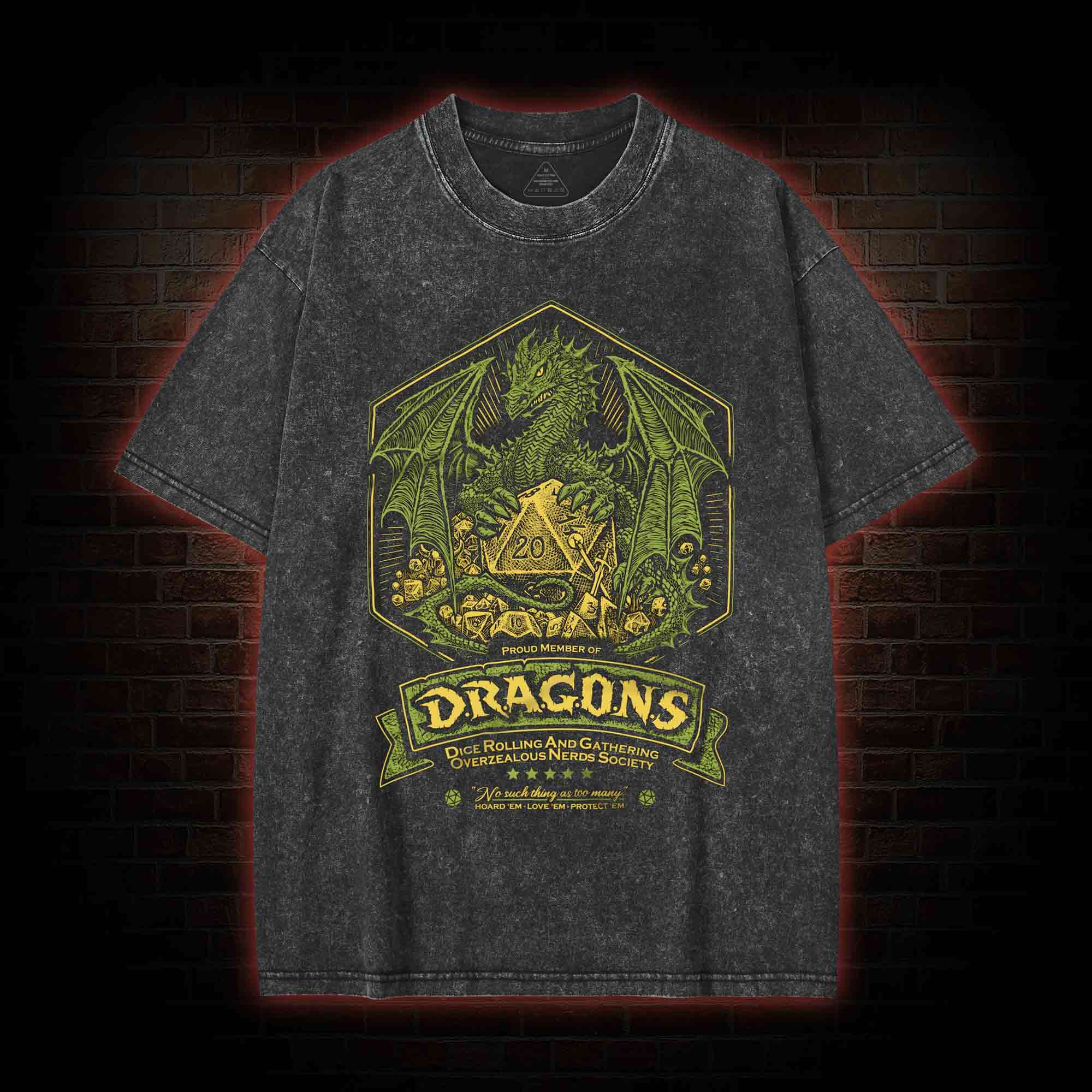 The Dragons Washed T-shirt