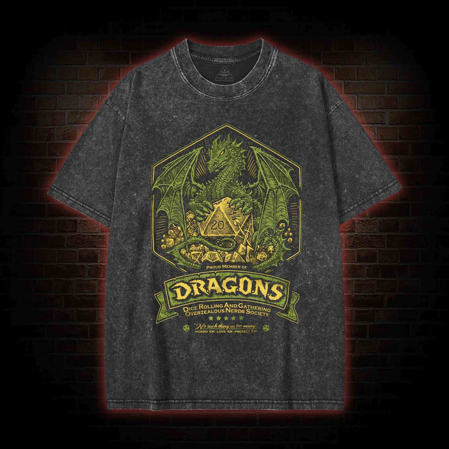The Dragons Washed T-shirt