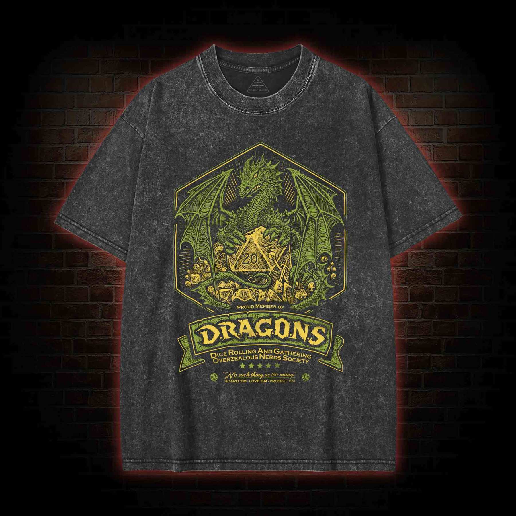 The Dragons Washed T-shirt