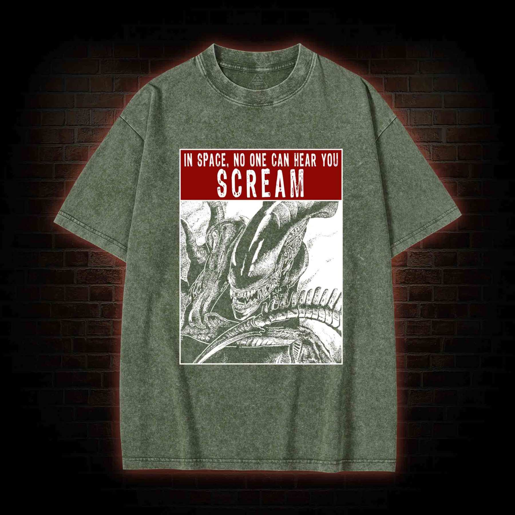No One Can Hear Your Scream Washed T-shirt