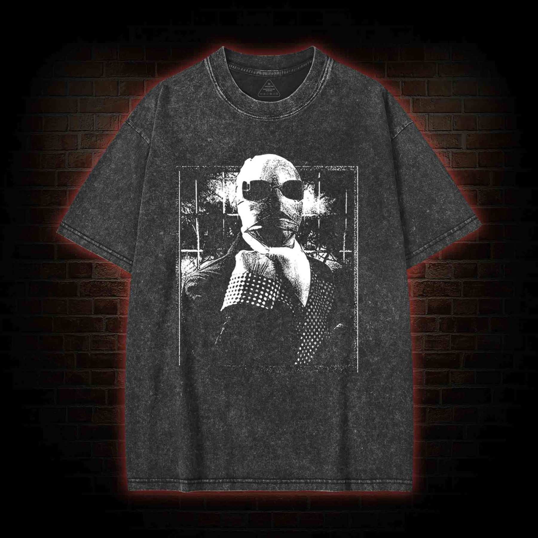 Invisible Man Can Rule the World Washed T-shirt