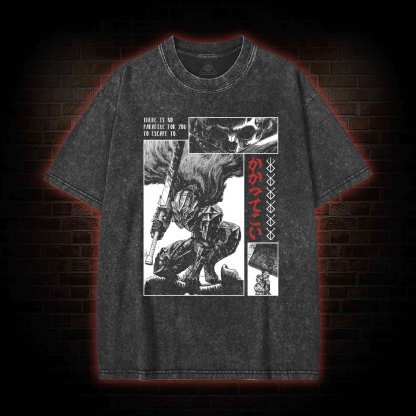 To Wield A Sword is to be Alive Washed T-shirt