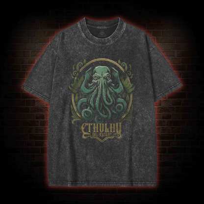 Oh R'yleh Washed T-shirt