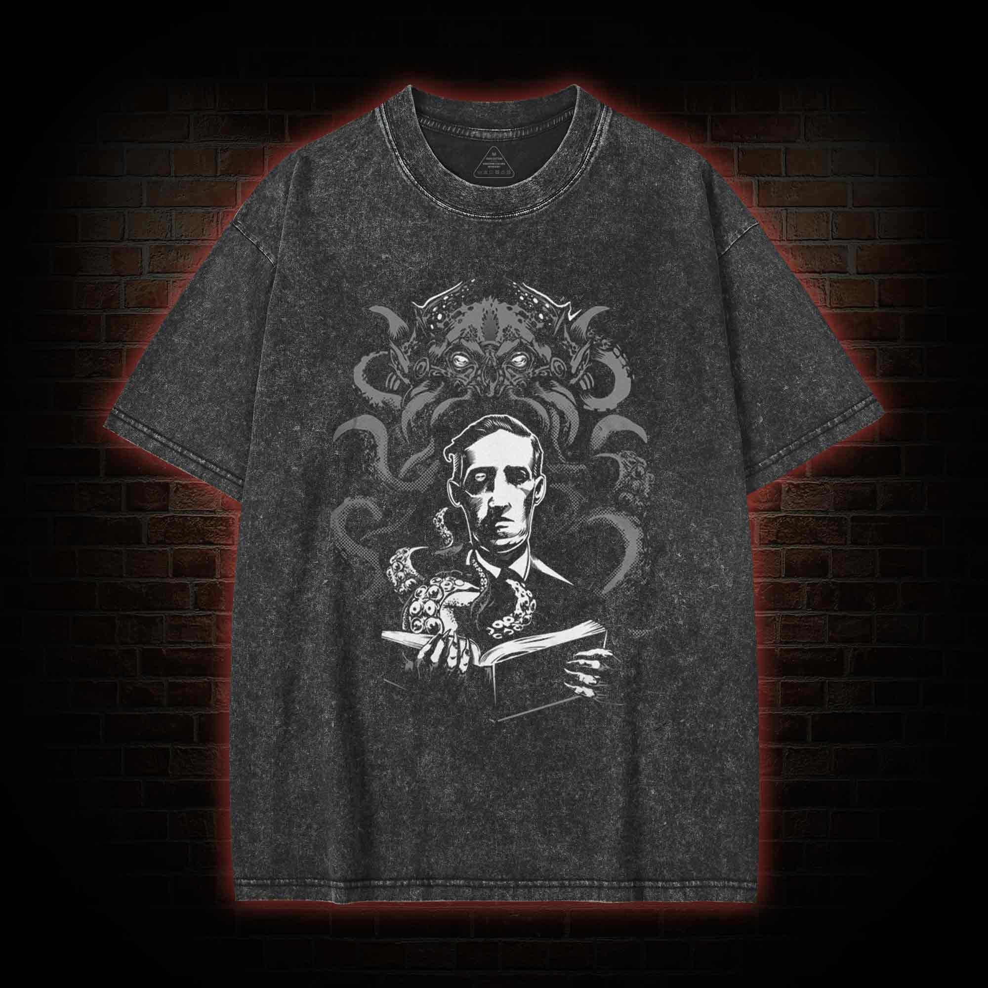 Love Cthulhu Washed T-shirt