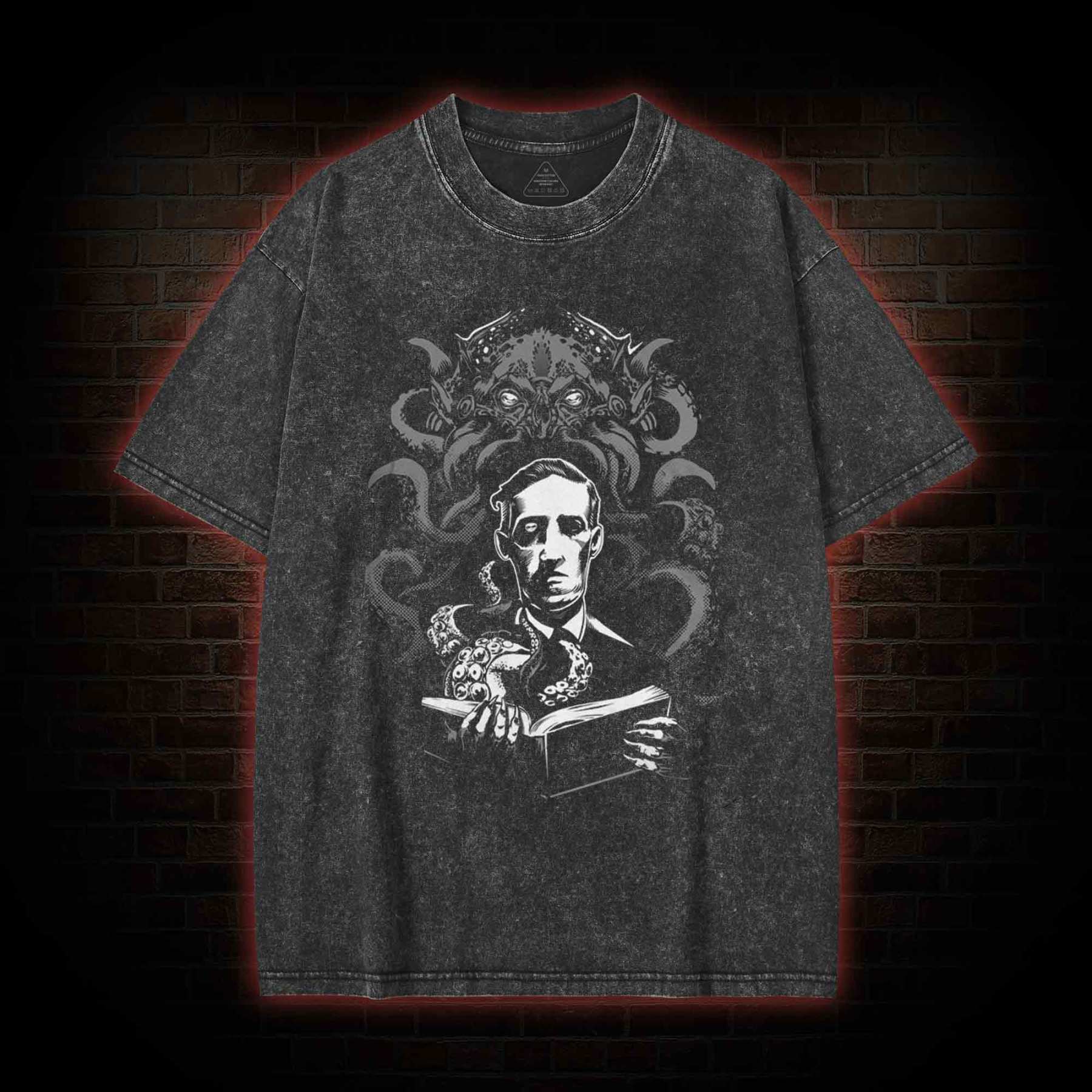Love Cthulhu Washed T-shirt