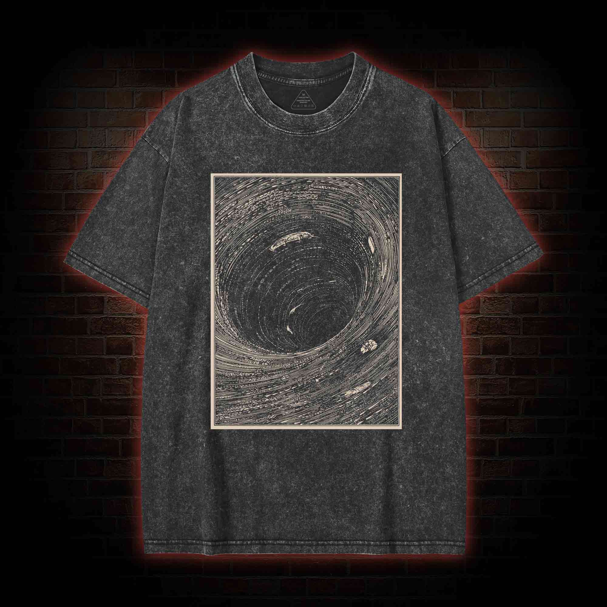 A Descent into the Maelstrom Washed T-shirt