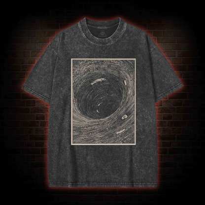 A Descent into the Maelstrom Washed T-shirt