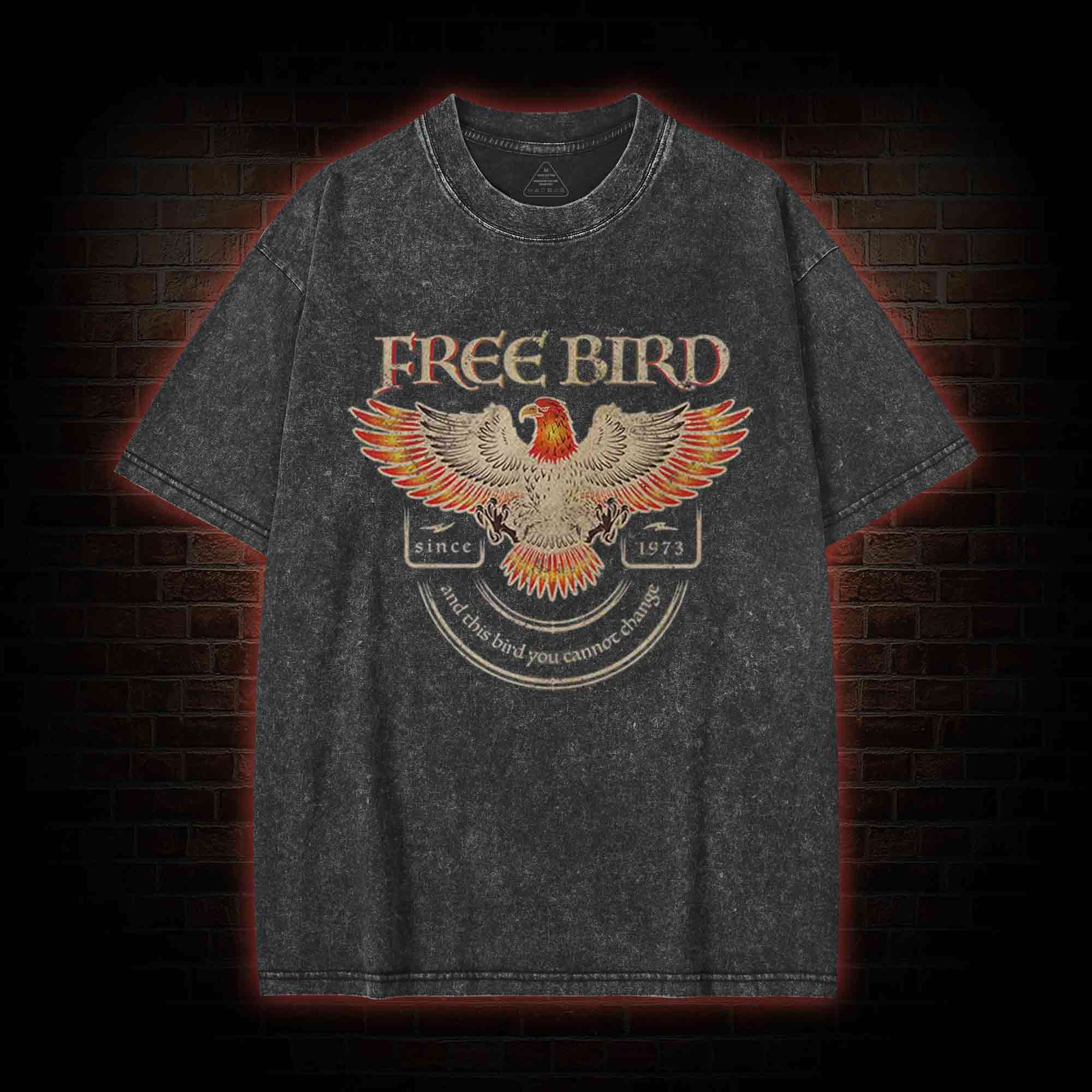 Free Bird Washed T-shirt