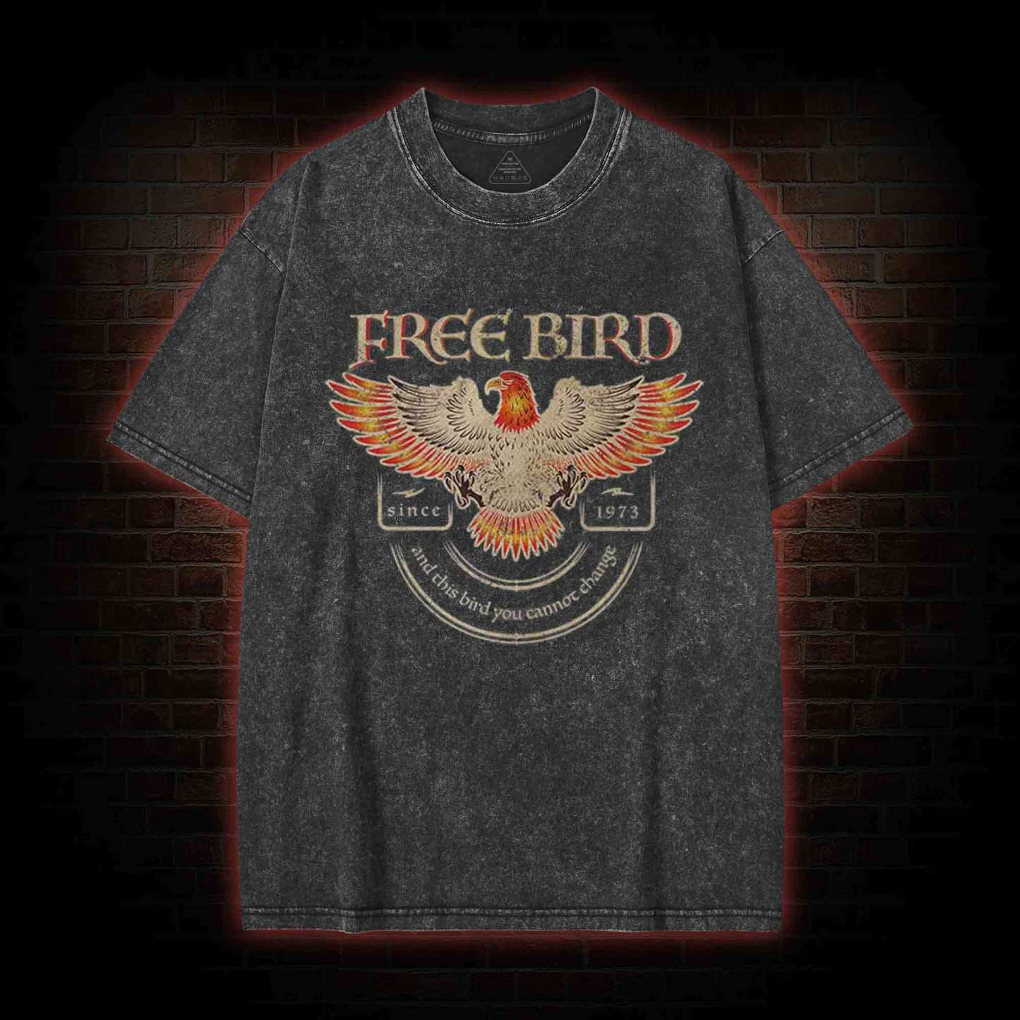 Free Bird Washed T-shirt