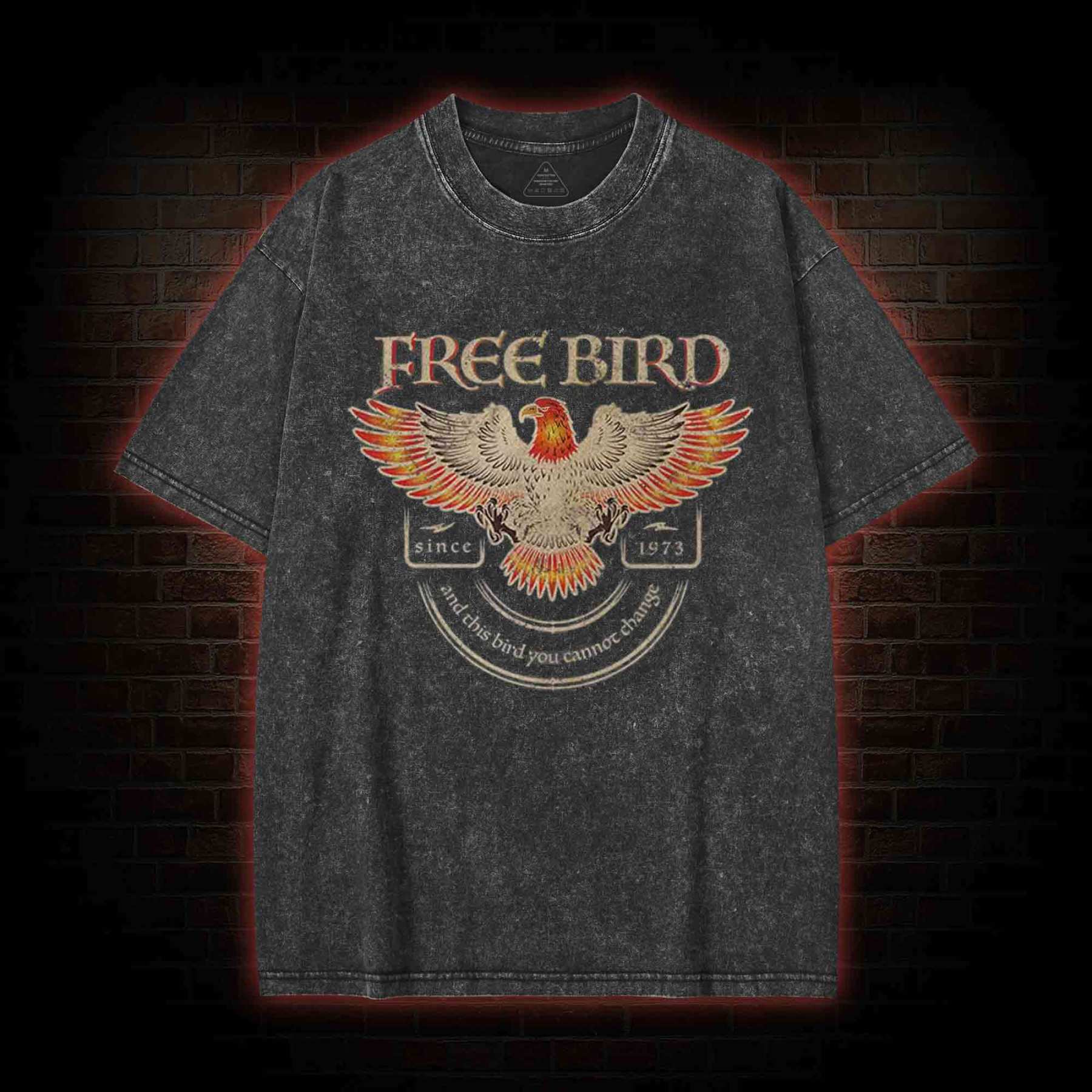 Free Bird Washed T-shirt