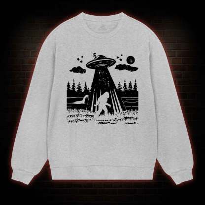 Bigfoot Sasquatch Alien UFO Loch Ness Monster Sweatshirt