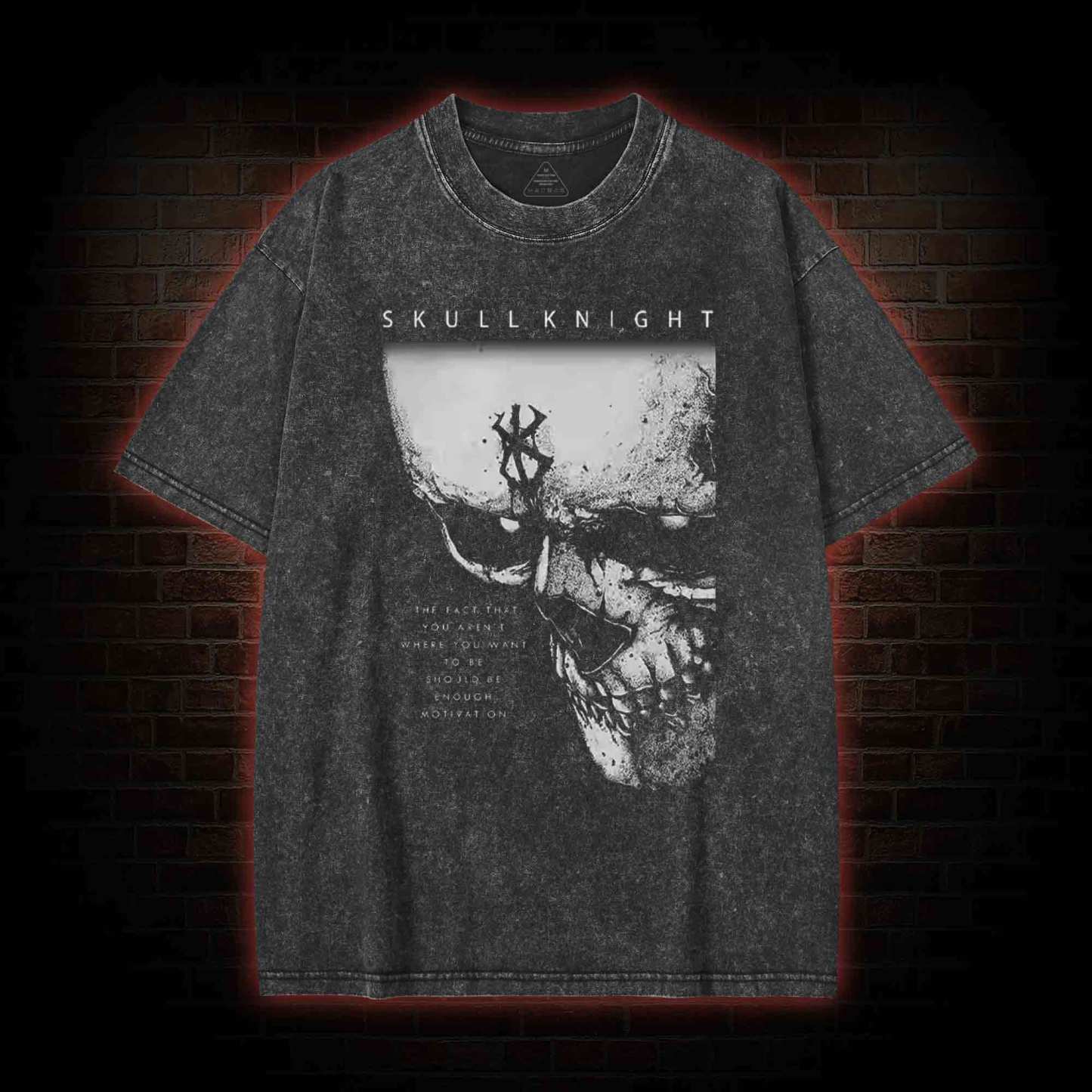 Skull Knight Washed T-shirt