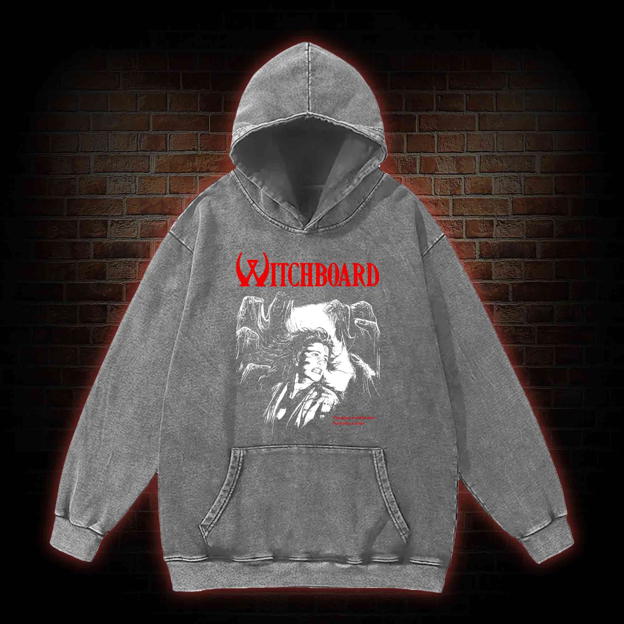 Witch Board Washed Hoodie