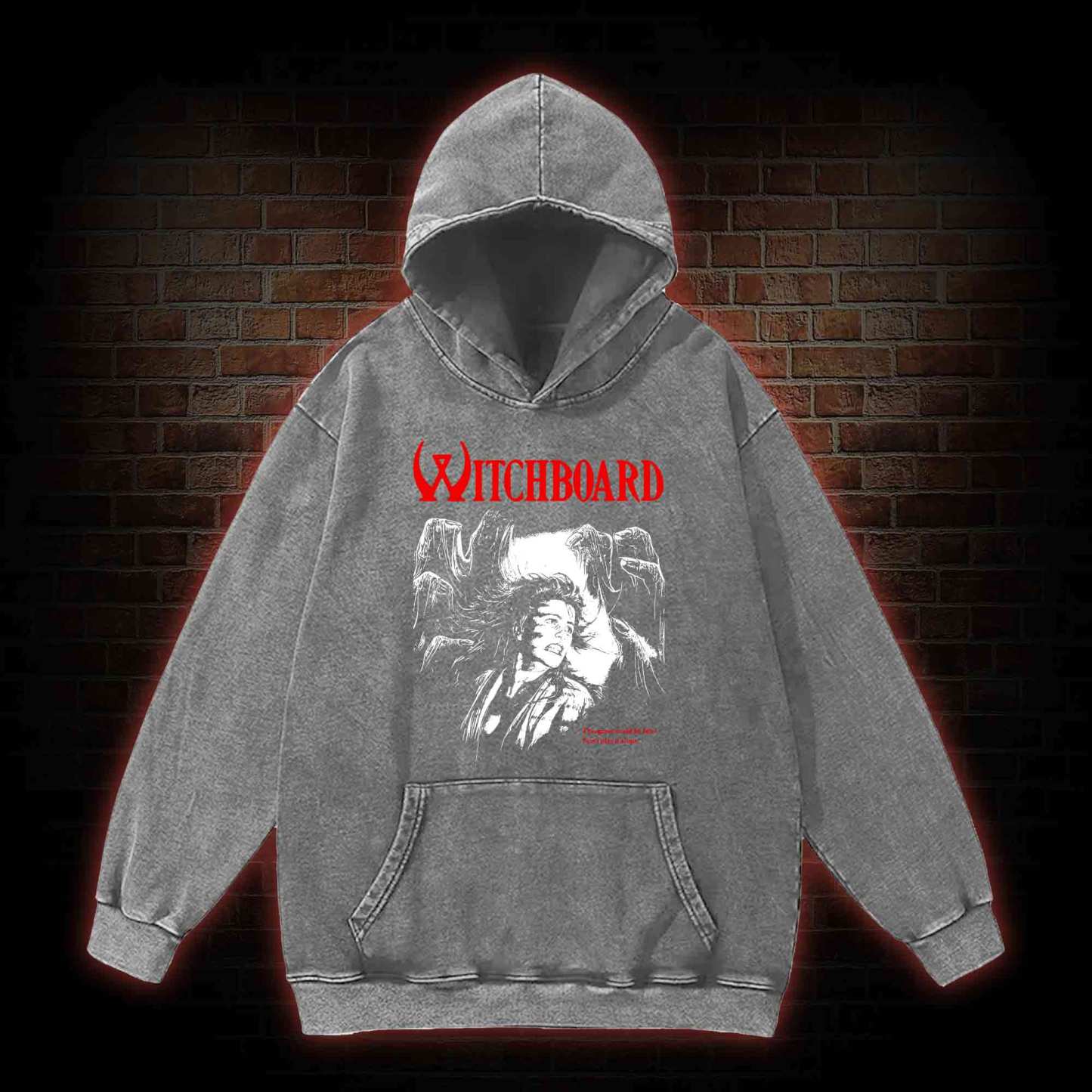 Witch Board Washed Hoodie