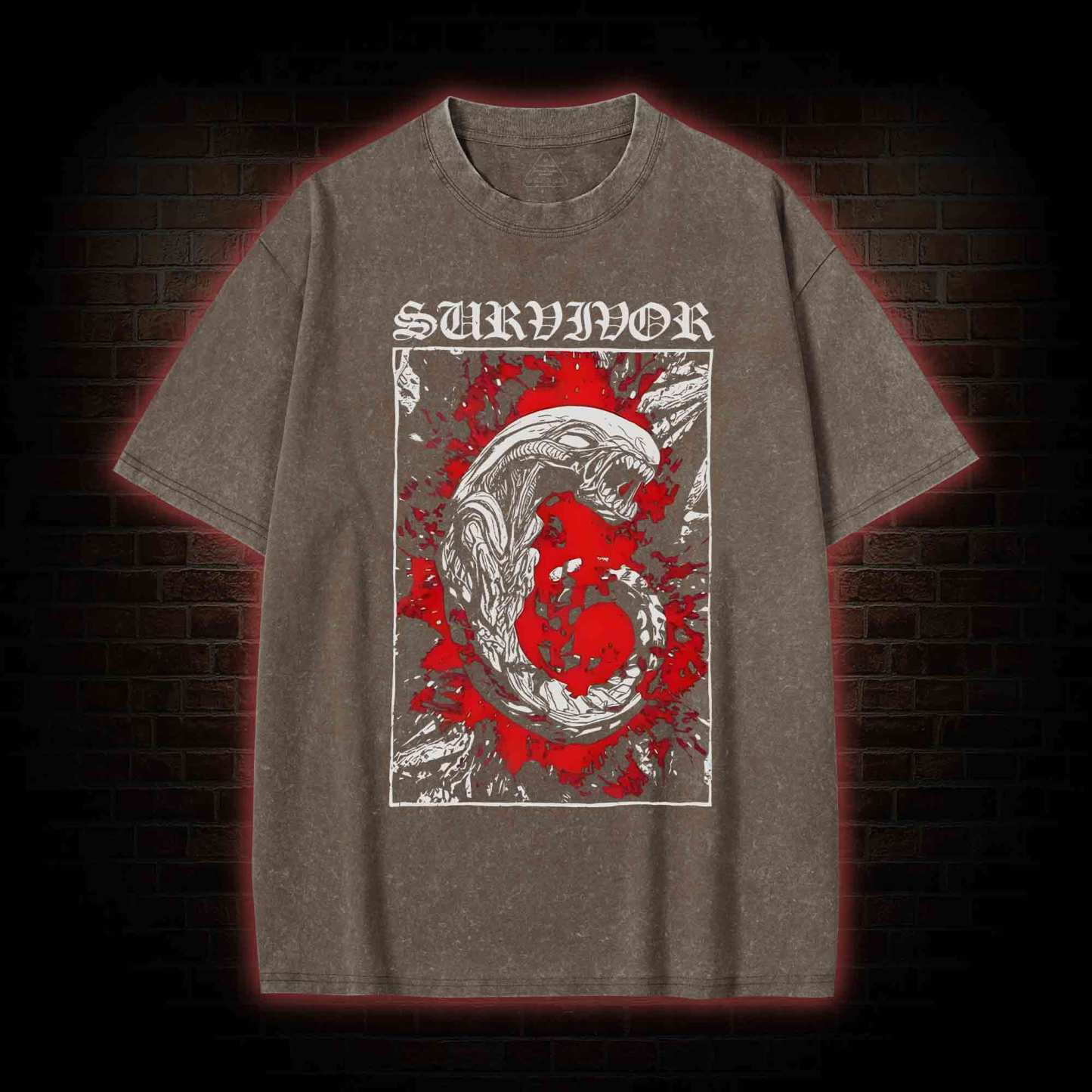 The Survivor Washed T-shirt