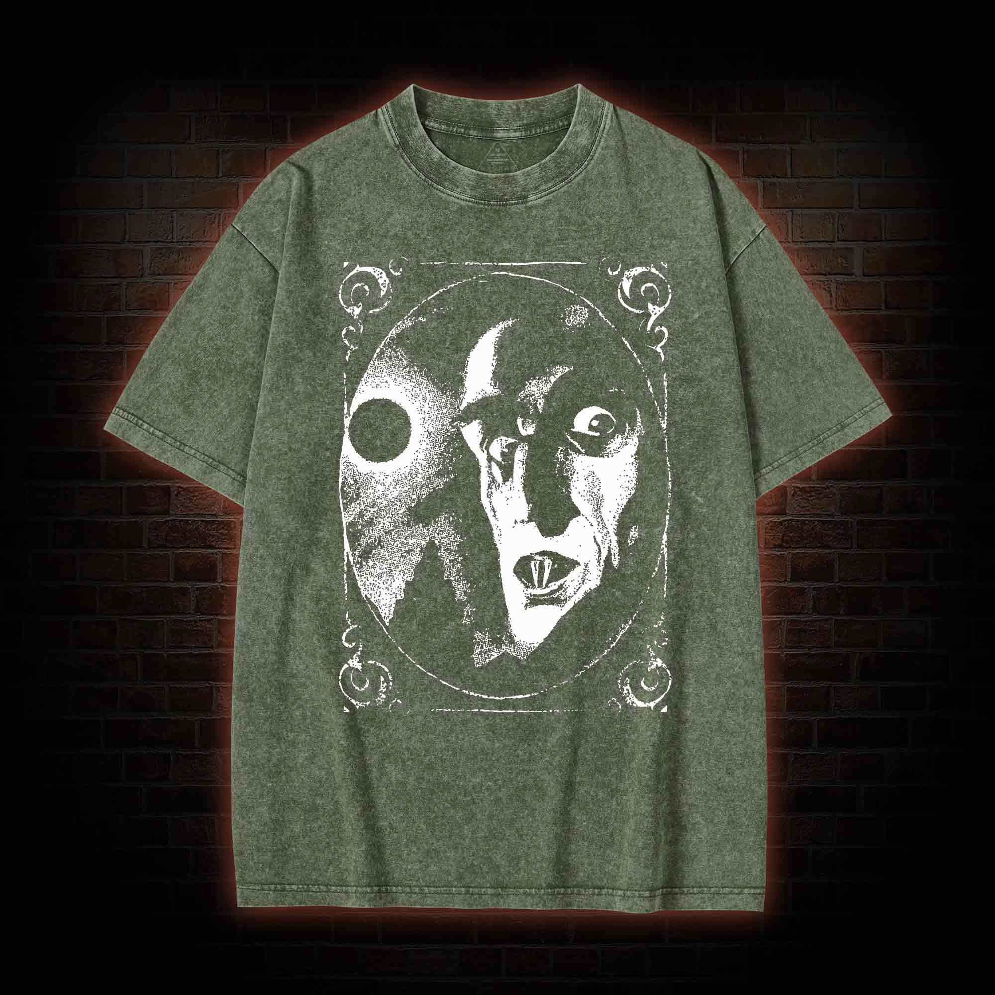 Retro Nosferatu Washed T-shirt