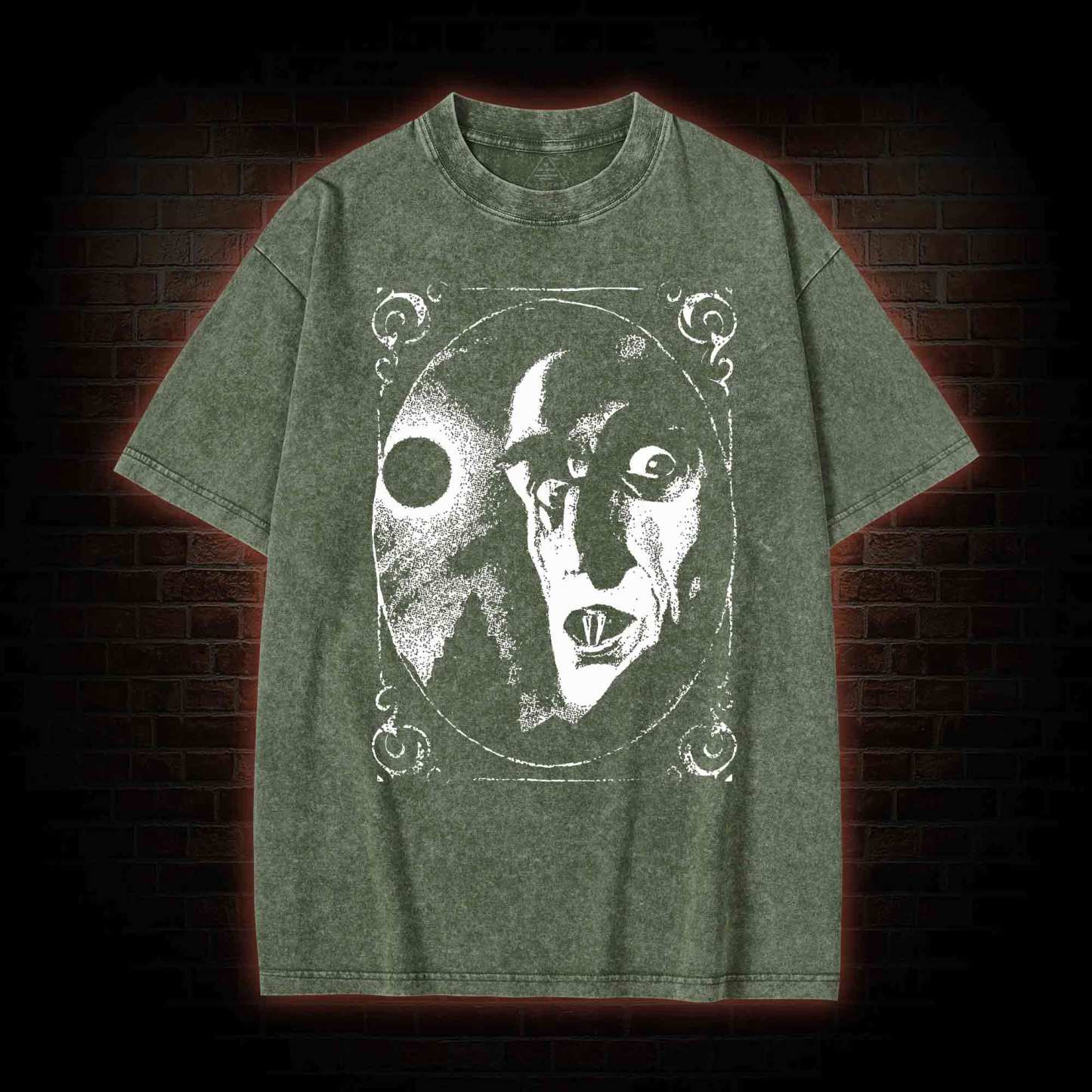 Retro Nosferatu Washed T-shirt