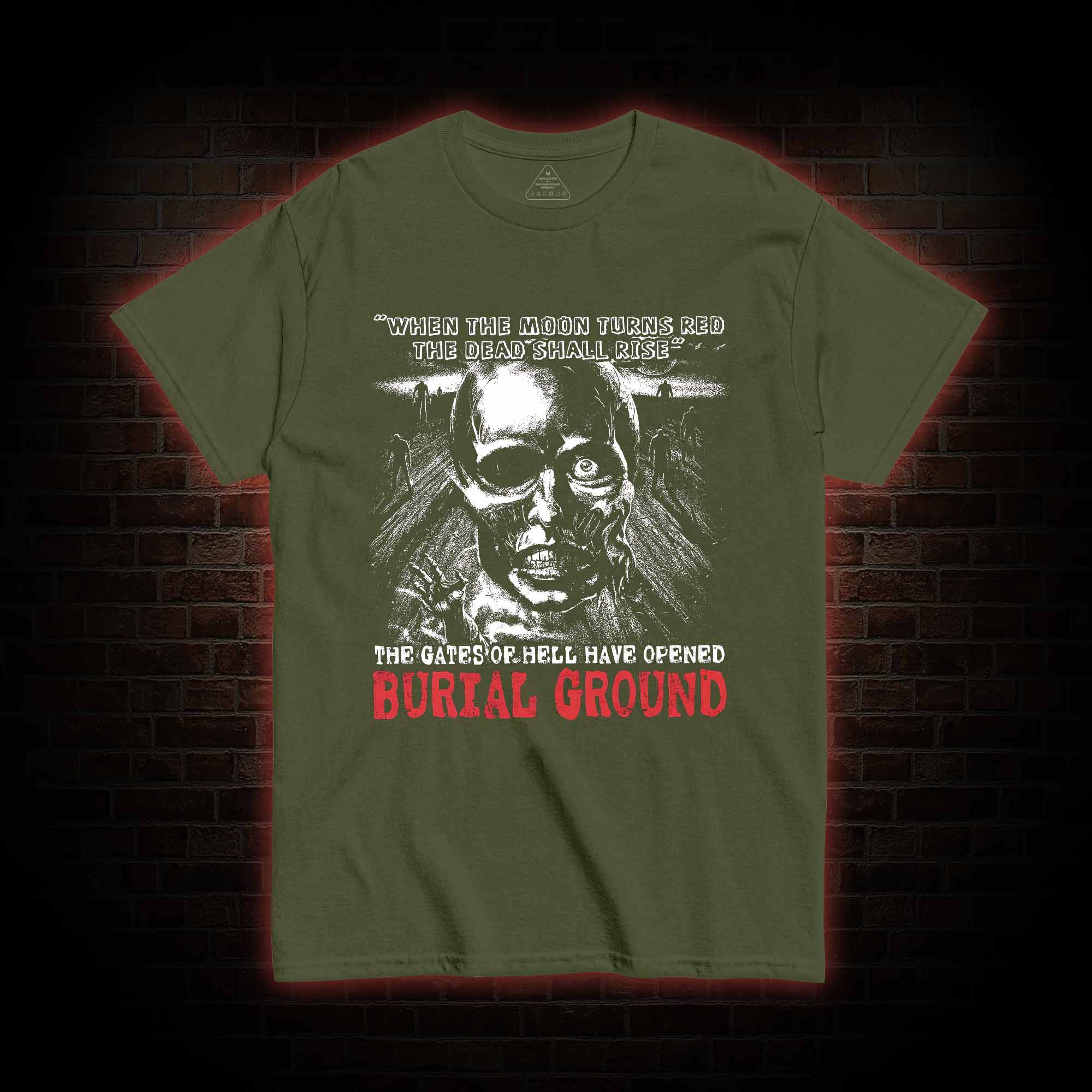 Moon Turns Red The Dead Shall Rise T-shirt 