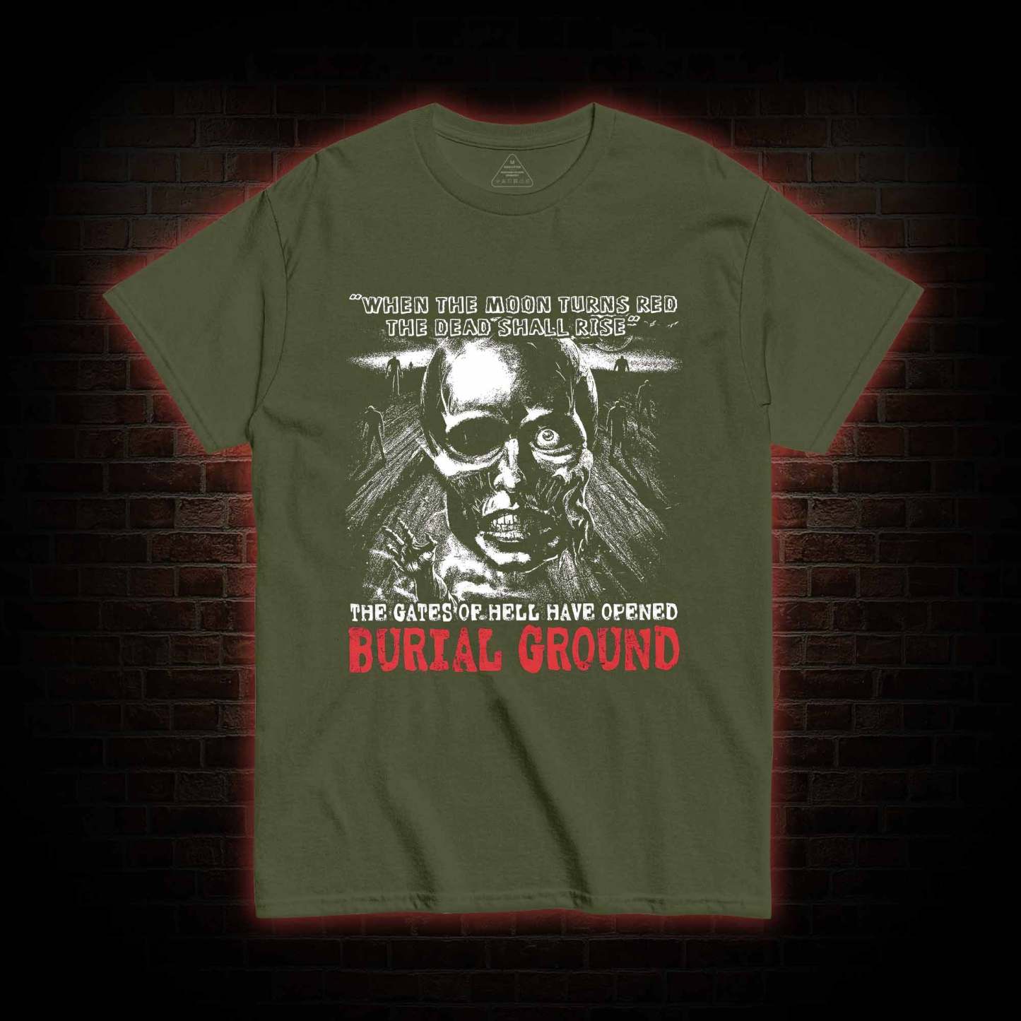 Moon Turns Red The Dead Shall Rise T-shirt 