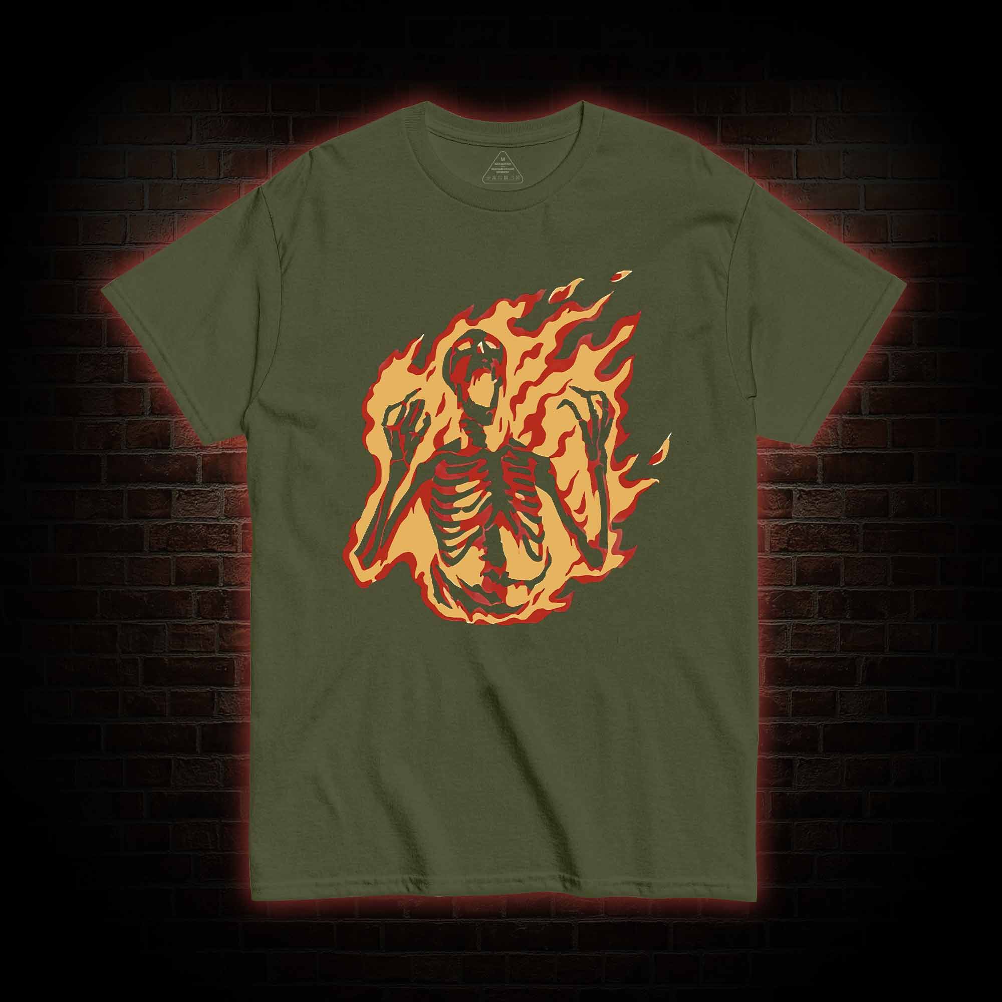 Burning Skeleton T-shirt