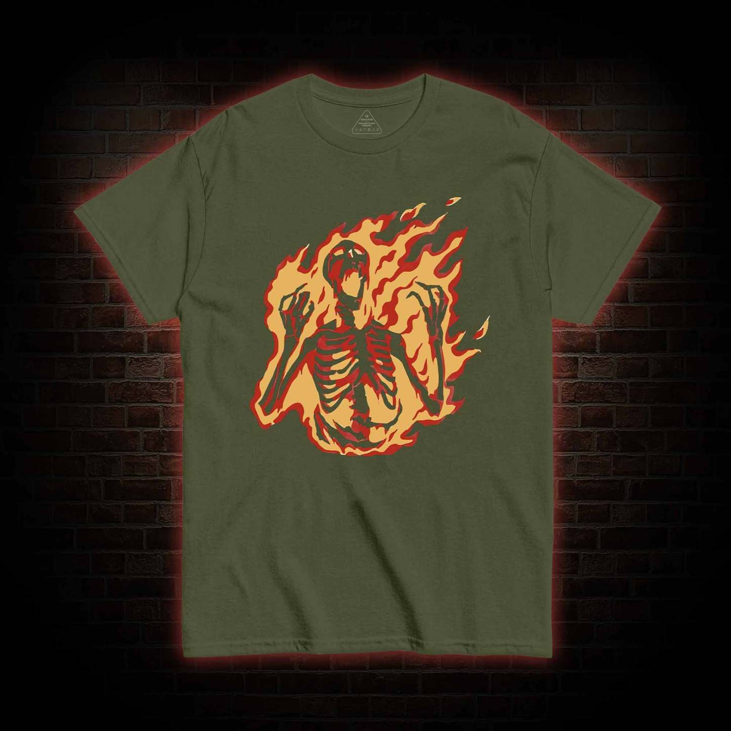 Burning Skeleton T-shirt
