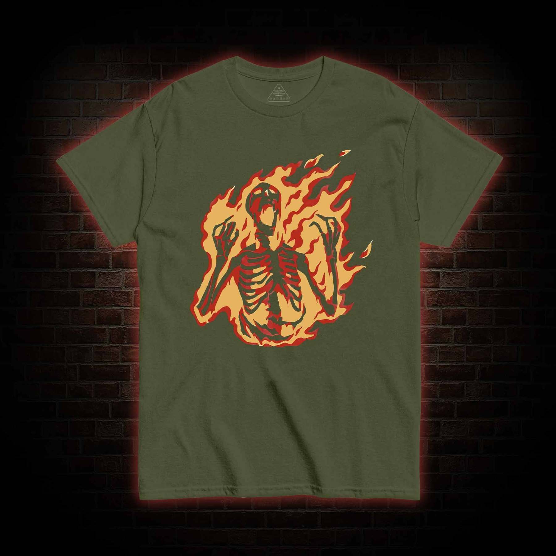 Burning Skeleton T-shirt