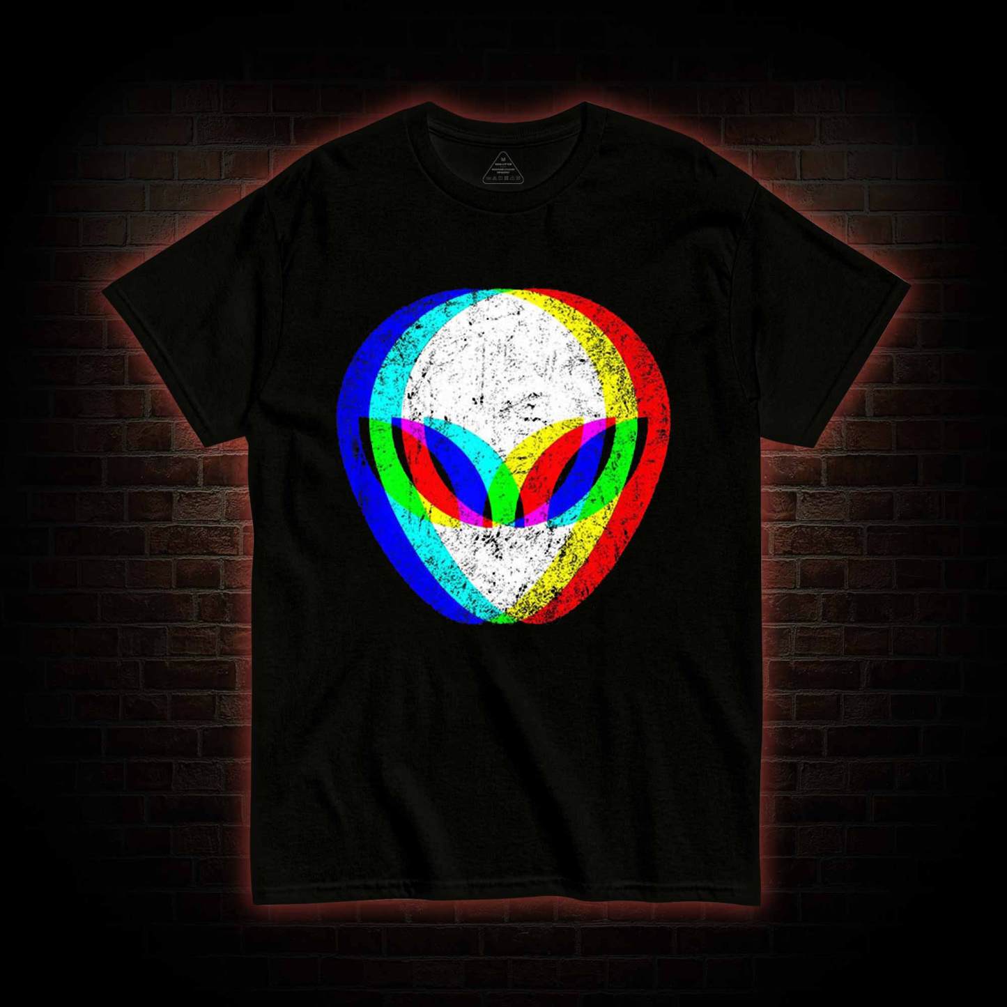 Alien Head Trippy T-shirt
