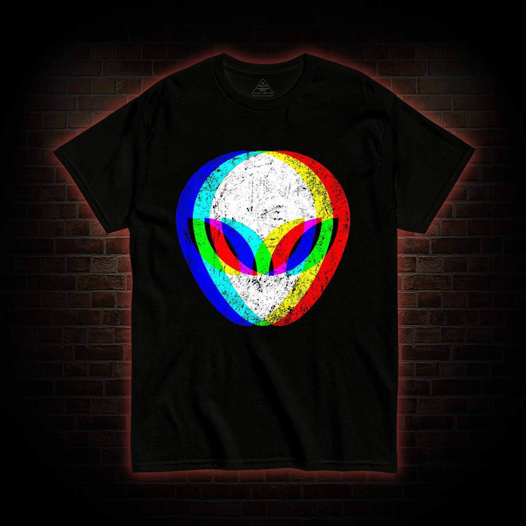 Alien Head Trippy T-shirt
