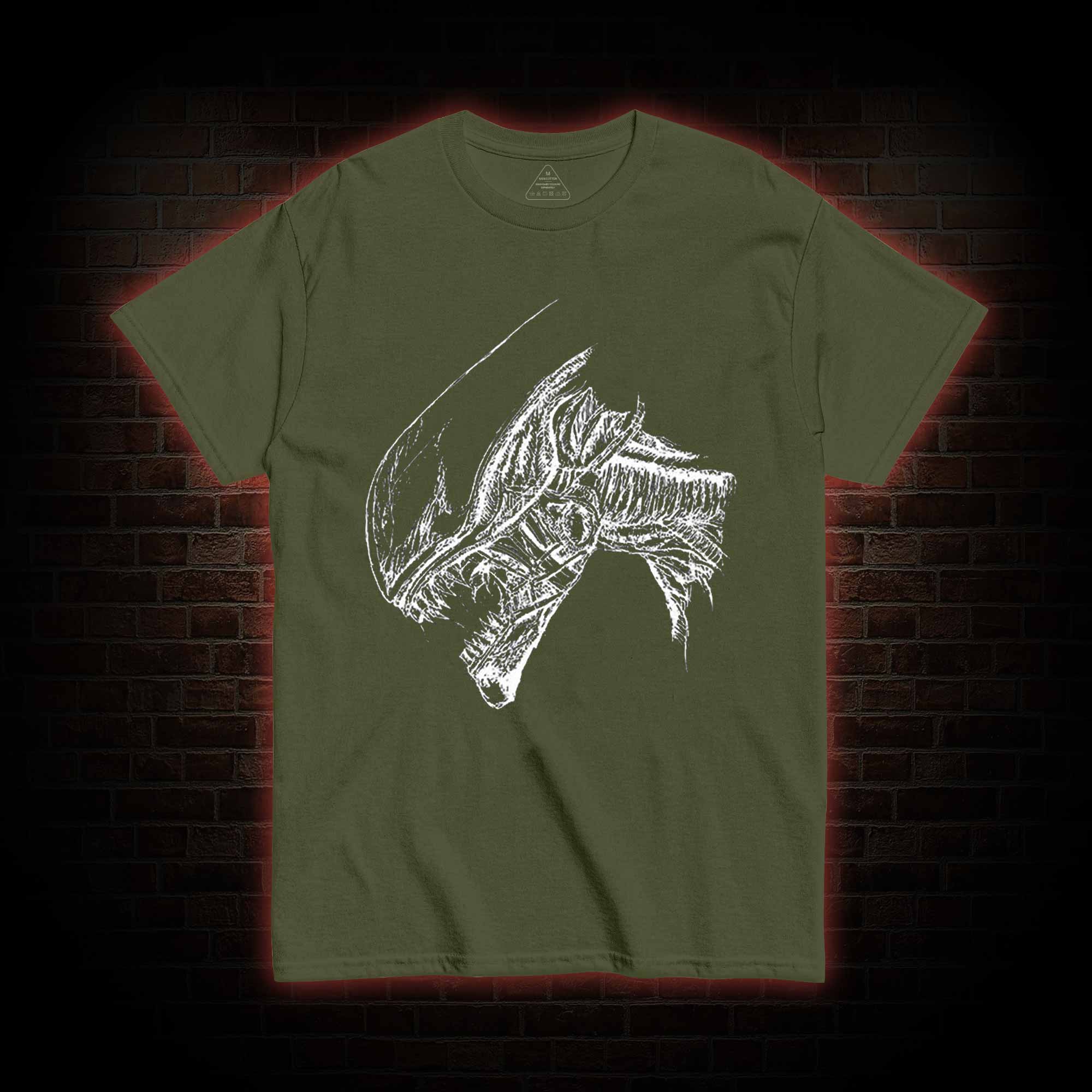 Aliens Head T-shirt 